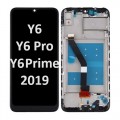 Huawei Y6 / Y6 Pro / Y6 Prime (2019) LCD / OLED touch screen with frame (Original Service Pack) [BLACK] H-260